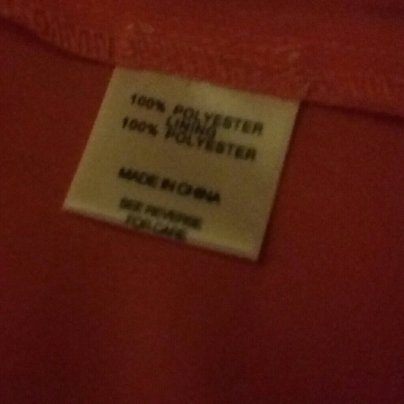 NWT LUCA PARIS CORAL & WHITE EMBROIDERED TOP - Picture 8 of 10